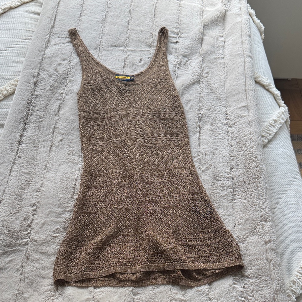 Ralph Lauren Rugby Gold Knit Tunic